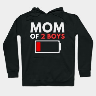 Mom of 2 Boys - Gift from Son - Mothers Day Birthday Women Hoodie